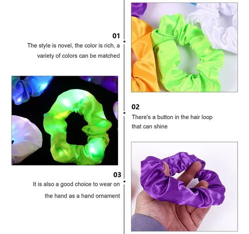 12 Cuerdas De Pelo Led Para Coleteros Que Brillan En La Oscu