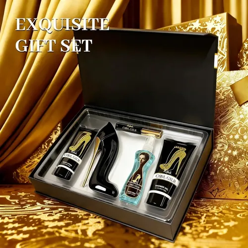 Set De Perfume Y Cuidado Black Cool Girl 5 Pzs Mujer