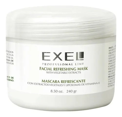 Mascara Exel Refrescante Extractos Vegetales Corporal 250grs Tipo de piel Todo tipo
