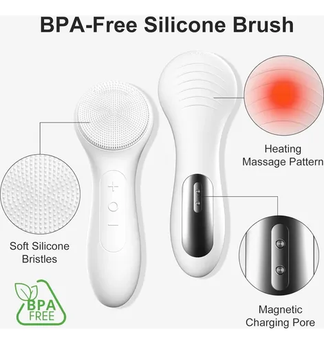 Cepillo Facial Limpiador Owlmate Exfoliante Eléctrico Ipx7