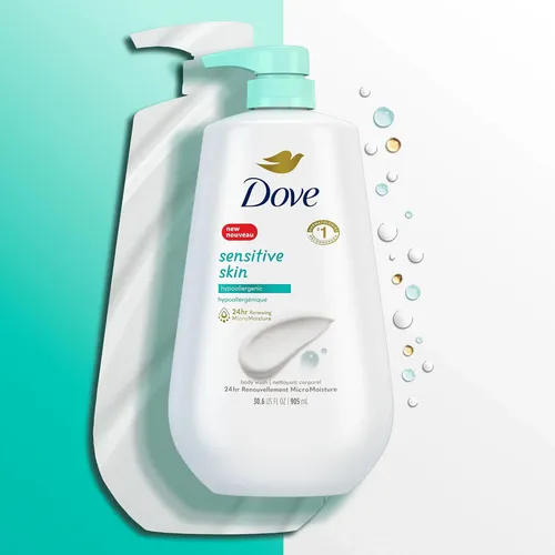 Gel De Baño Dove Para Piel Sensible Hipoalergénico 900 Ml