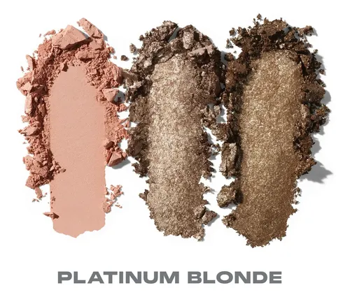 Paleta de sombras de ojos Morphe Dazzling Metallics Platinum Bombshell