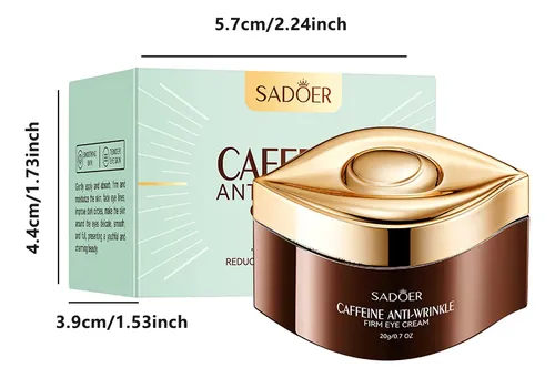 Crema Contorno De Ojos Sadoer Cafeína Antiarrugas