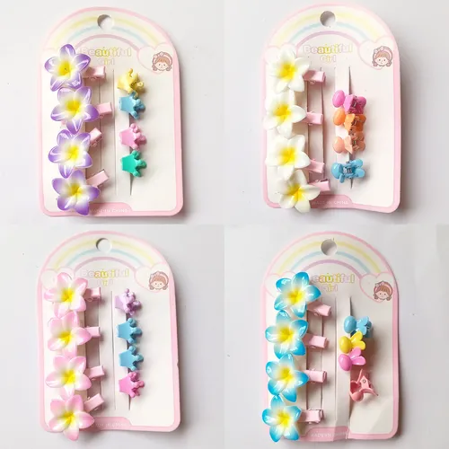 Pack X 3 Set Hebillas De Pelo Colores Surtidos Para Nena