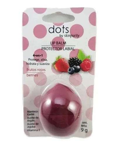 Dots Protector Labial Frutos Rojos