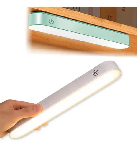 Barra Luz Led 30cm Recargable Con Luz Blanca Natural Amarilla Lampara Magnética Para Cocina Alacena espejo