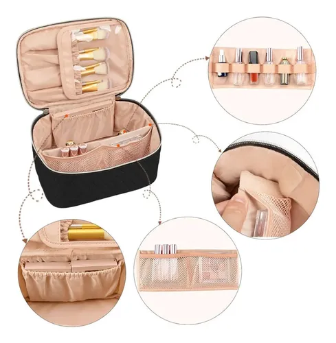 Estuche Organizador De Maquillaje Compacto
