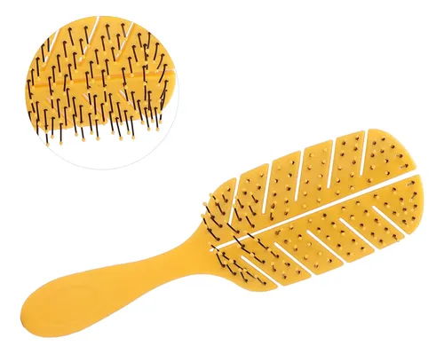 Peine Con Brocha Para Cabello Con Ventilación Curva, Paleta