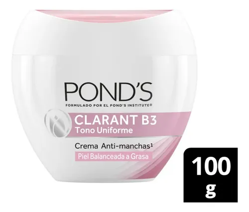 Crema Antimanchas Clarant B3 100g Ponds Piel Normal A Grasa