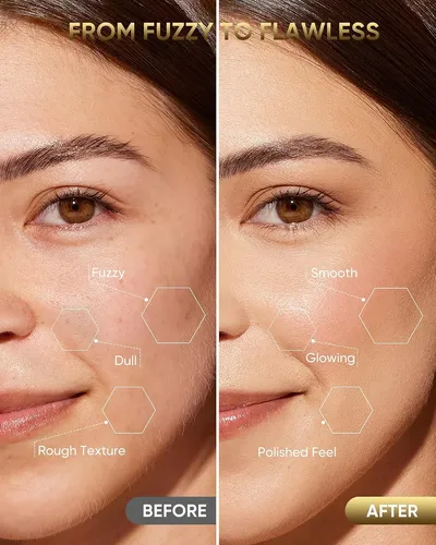 Depiladora Facial Eléctrica Blanca Con Luz Led Y 8 Cuchilla