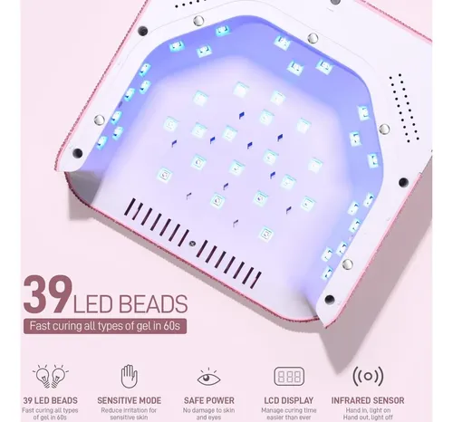 Lámpara Uv Led Inalámbrica Gaoy Glj022 40mw 4