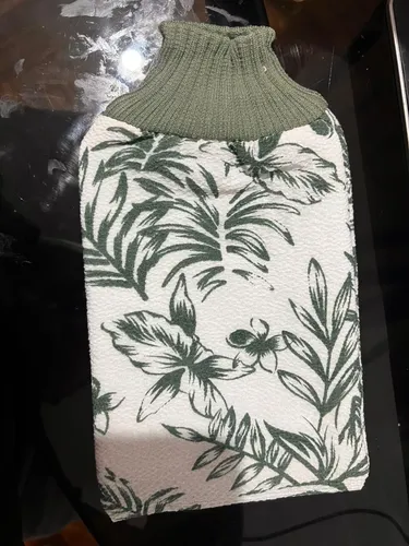 Manopla Exfoliante Corporal Estampado Tropical
