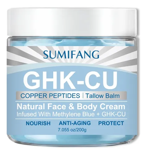 Crema Facial Y Corporal Sumifang Ghk-cu Cobre Péptidos 200g Todo Tipo De Piel Día/noche