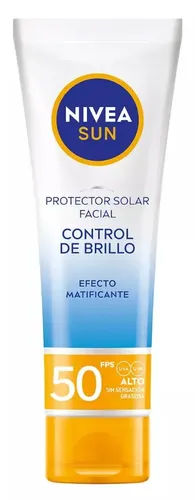 Nivea Protector Solar Control Brillo Sun Facial 50ml, Bloqueador solar