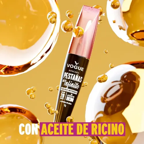 Máscara De Pestañas Al Infinitto A Prueba De Agua 9g Vogue