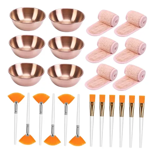 Juego De Cuencos Para Mezclar Mascarillas, Cepillos Faciales
