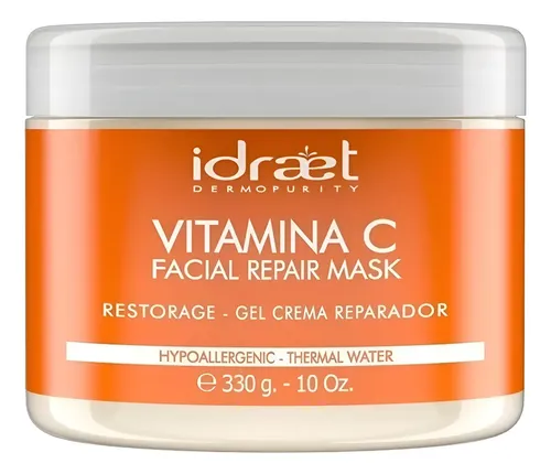 Crema Vitamina C Repara Y Regenera X 300gr. Idraet Tipo de piel Todo tipo de piel
