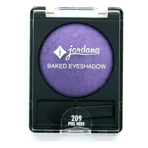 Jordana Baked Eyeshadow Sombra C/aplicador Elegí Tu Color! Color 209 Purple Perfection