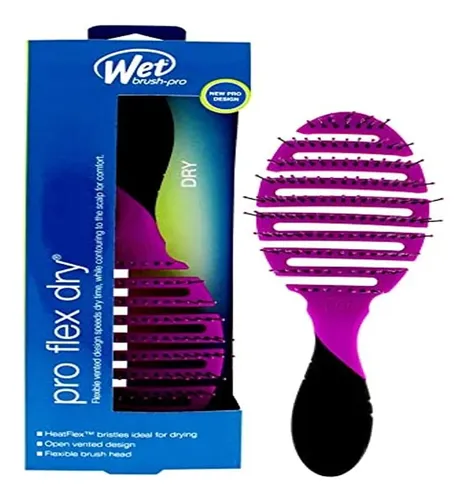 Brush Wet Brush Pro Flex Dry Purple Para Todo Tipo De Cabell