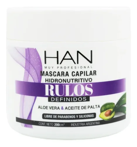 Han Kit Rulos Shampoo Emulsion Mascara Crema Peinar Gel 3c