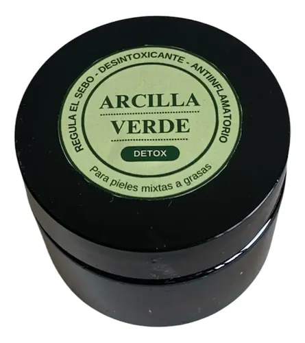 Mascarilla Detox Arcilla Verde 40g Vegana Natural