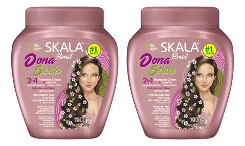 Mascara Crema Skala Dona 2 En 1 Crema Peinar Vegana X 2 U