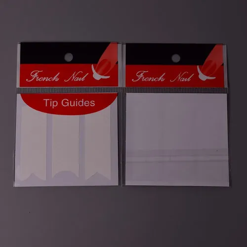 Pegatinas De Manicura Francesa Para Decoración De Uñas, 10 U