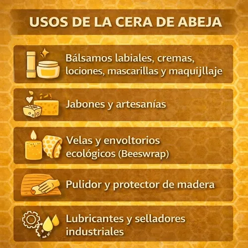 Cera De Abeja Virgen  Pura Sin Residuos 1kg 1000gr