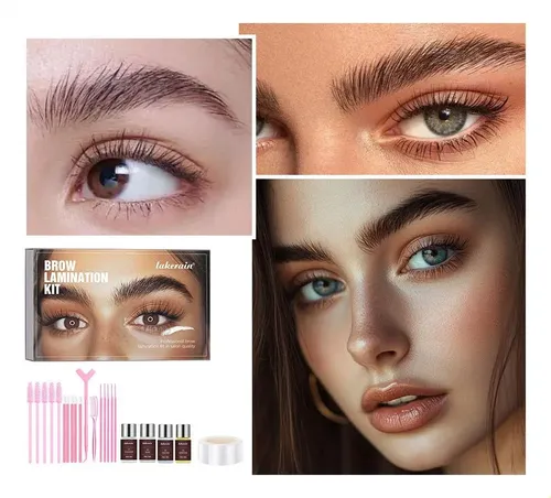 Kit De Laminación De Cejas Lakerain: Juego Completo Para Mas
