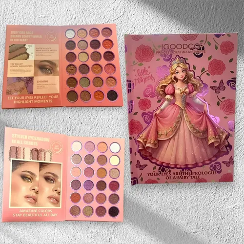 Kit De Maquillaje Libro Sombras Infantil+brochas+ Mascarilla