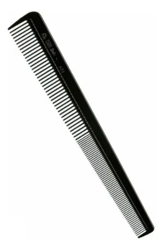 Peine Especial Para Peluqueria Profesional Eurostil 50422 Color Negro