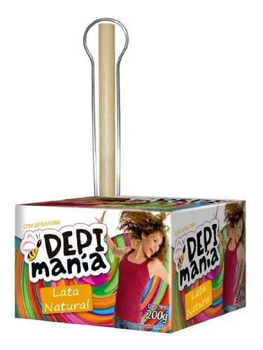 Depimania Cera En Lata Natural Con Estuche X 200 Gr