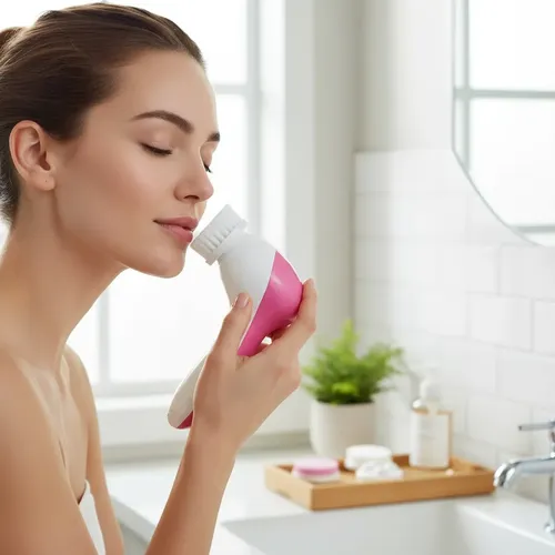 Cepillo Facial Electrico 5 En 1 Limpieza Masaje Exfoliante