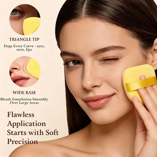 Esponja Maquillaje Suave Para Base De Maquillaje Y Corrector