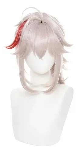 J // Peluca De Fiesta De Cosplay Genshin Impact Kazuha 35 J