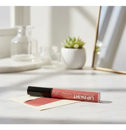 Lip Paint Avon Hidratante Semi Mate Candy Pink Todo Envios