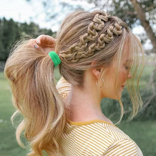 Q- Cintas Elásticas De Algodón Para El Pelo, 100 Unidades ,