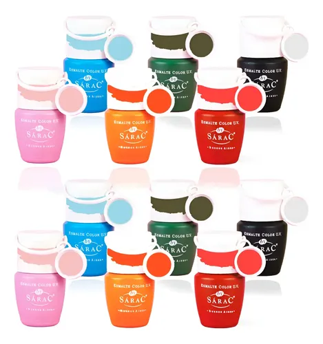 Kit Esmaltes Semipermanentes Para Uñas X12u By Sarac