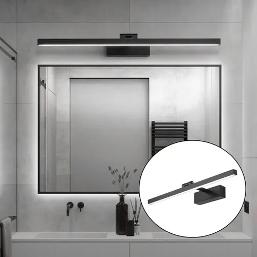 De Espejo Led Baño 9w / Los 40cm 9w Blanca Negra . !