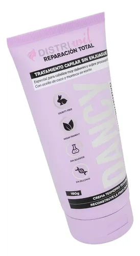 Tratamiento Capilar Sin Enjuague Dancy Reparacion Total Multinutritivo Hidratante Con Aceite De Coco Y Manteca Karite X150g Reconstruye La Fibra Otowil