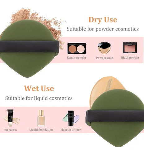 Base De Maquillaje En Polvo Seco Y Húmedo Con Mezcla De Corr