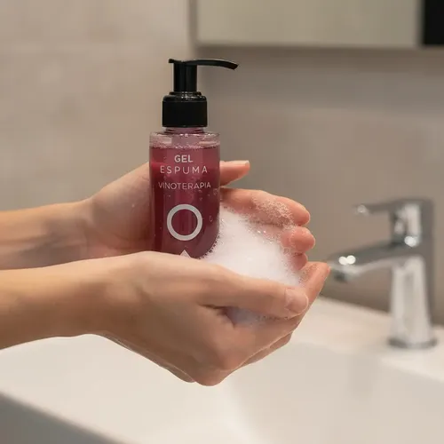 Jabón Liquido Gel Espuma Vinoterapia Icono Facial Corporal