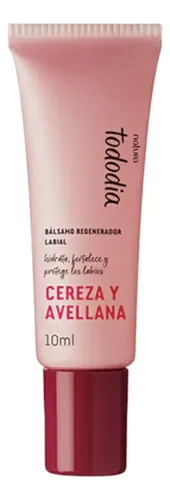 Balsamo Labial Regenerador Cereza Avellana X3 Tododia Natura