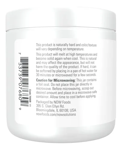 Crema Hidratante Para La Piel Con Manteca De Cacao Now Foods