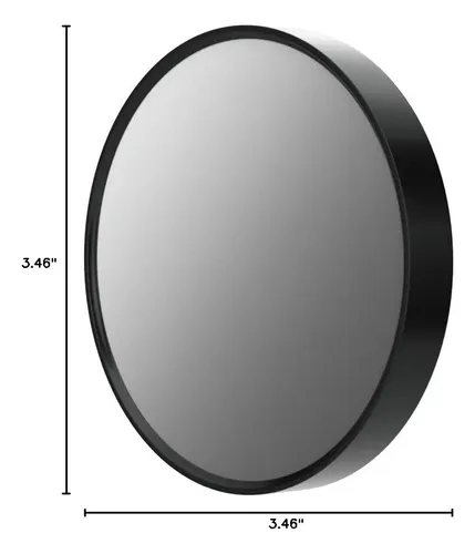 Espejo De Maquillaje Con Aumento 10x 8.8cm Negro