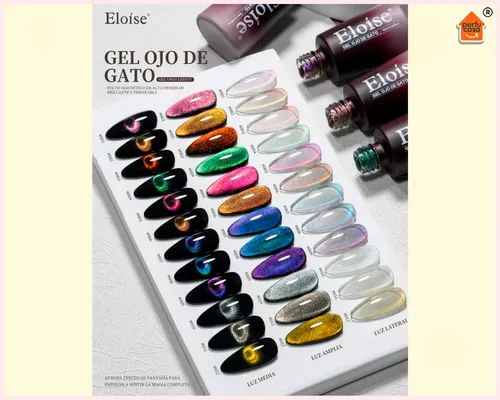 Esmalte Gel Semipermanente Ojo De Gato Magnético 10ml Kit X6