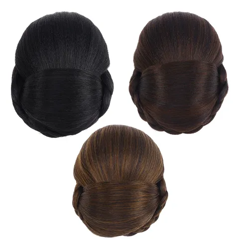 Peluca De Fibra Sintética Para Extensión De Cabello Con Pinz