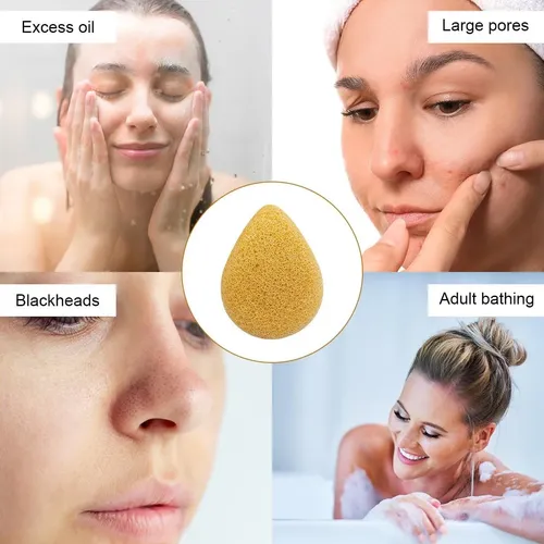 Esponja Konjac Sourceton St-4 Amarilla Para Rostro