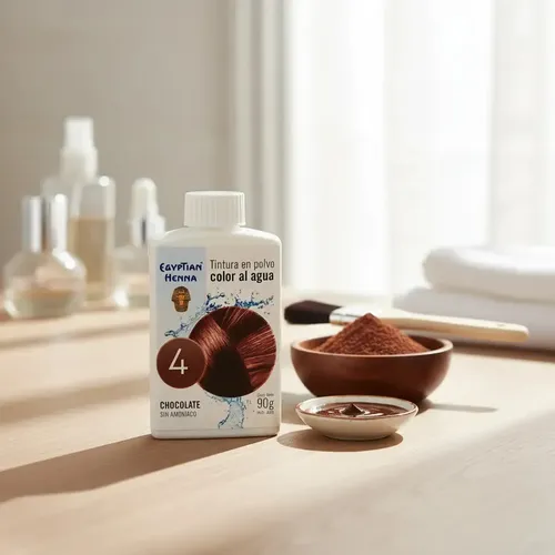 Henna Egyptian Tintura En Polvo Al Agua Sin Amoniaco X 90gr 4 – Chocolate
