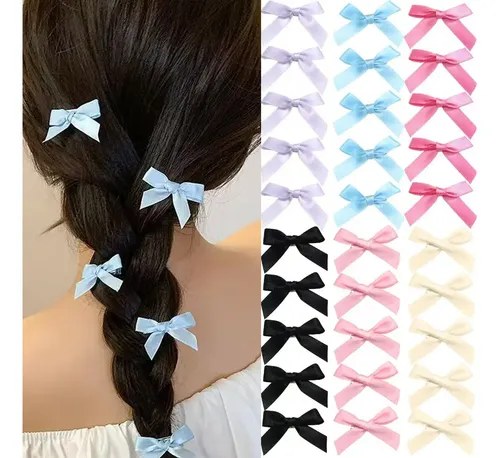 30 Mariposas Con Clip Y Pelo Para Niña Bebé, Cinta Y Broches